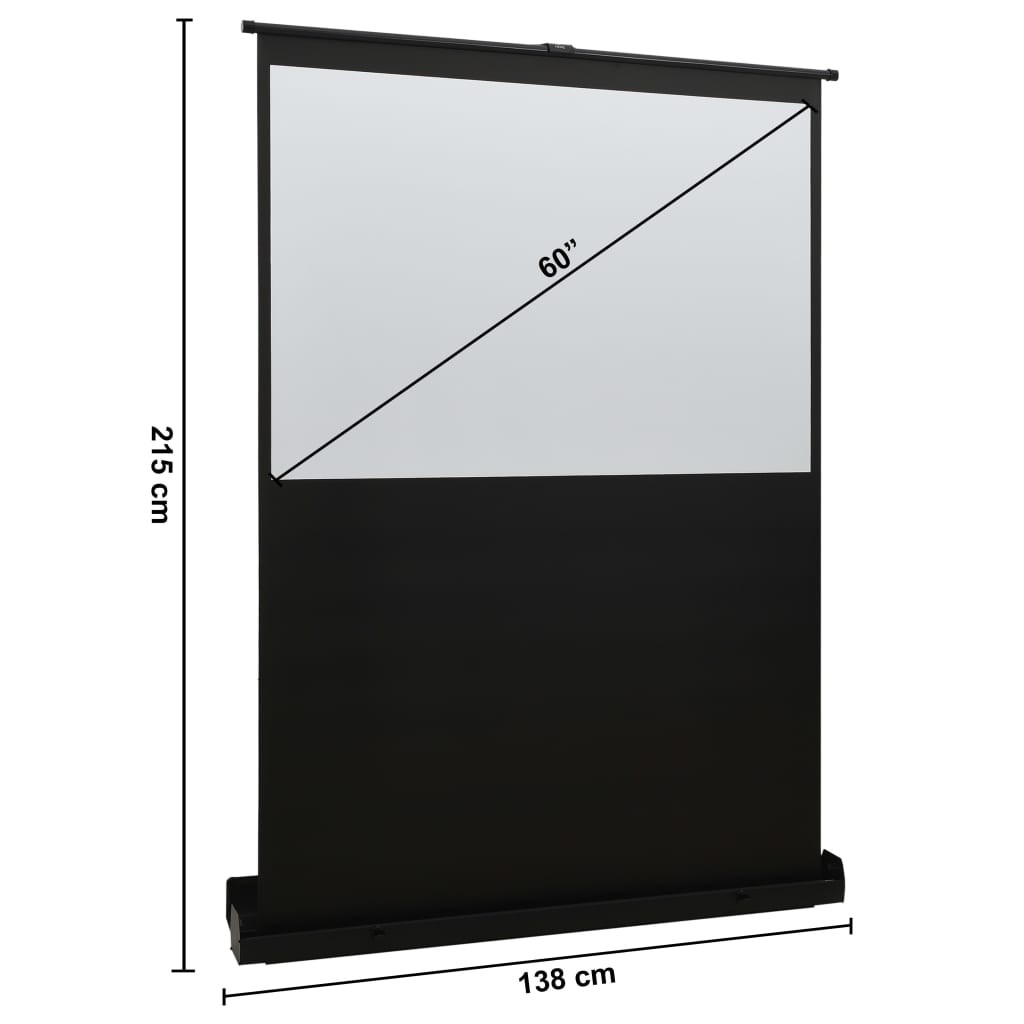 Floor Rising Projection Screen 60" 16:9